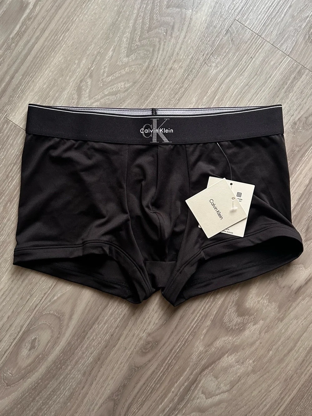 Calvin Klein | 1996 Micro Low Rise Trunks in Solid Black (Small)